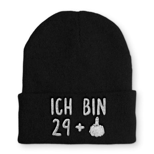 Mütze Ich bin 29+