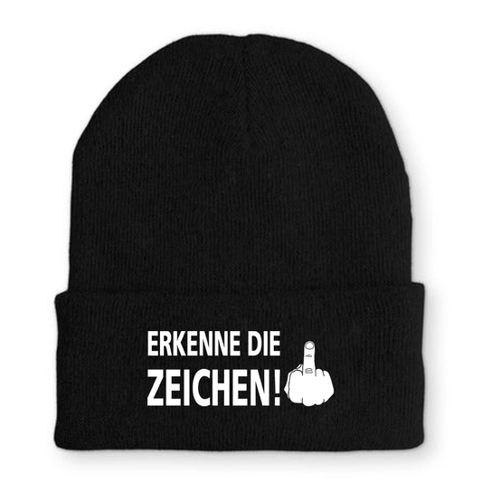 Mütze Erkenne die Zeichen