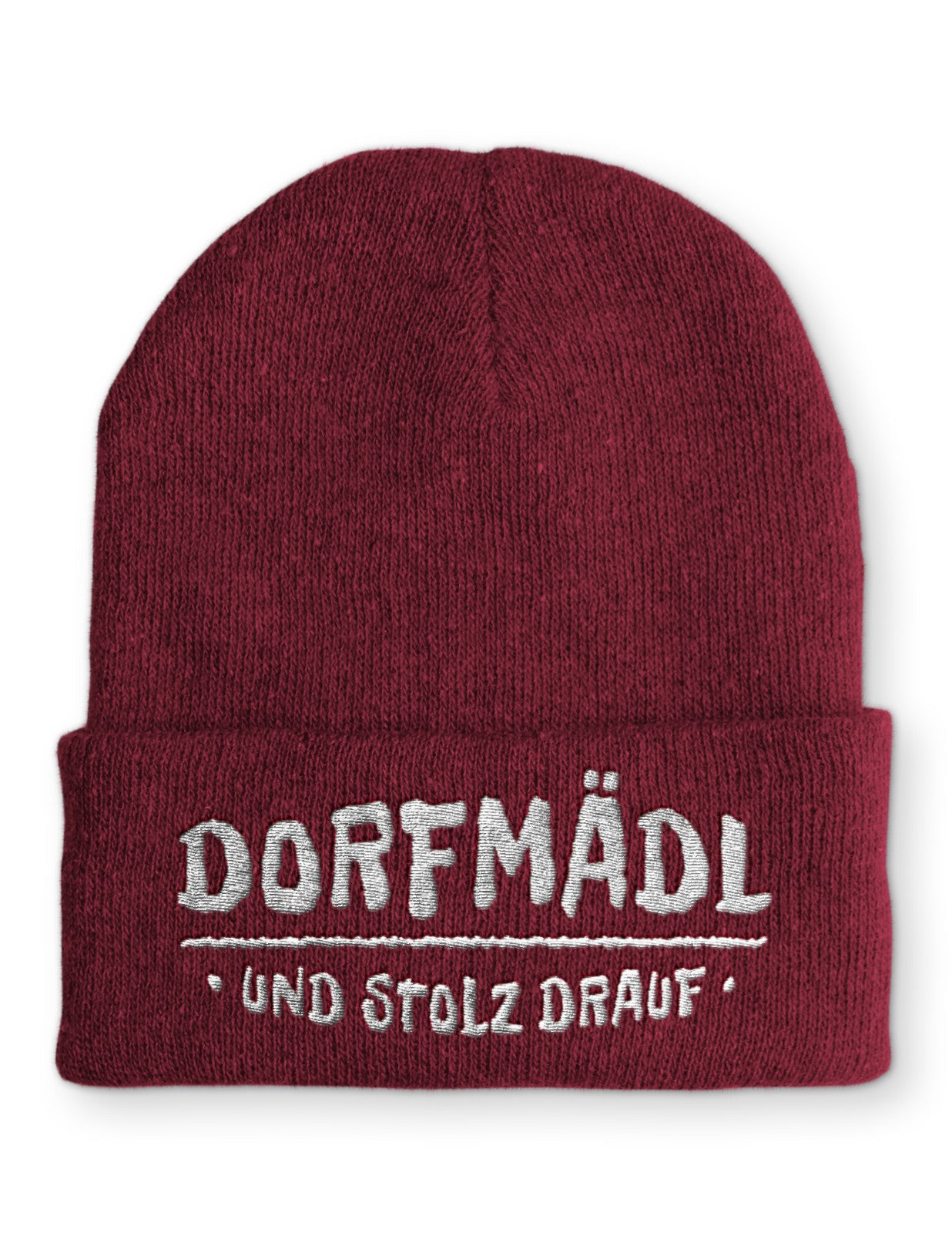 Mütze Dorfmädel und Stolz drauf