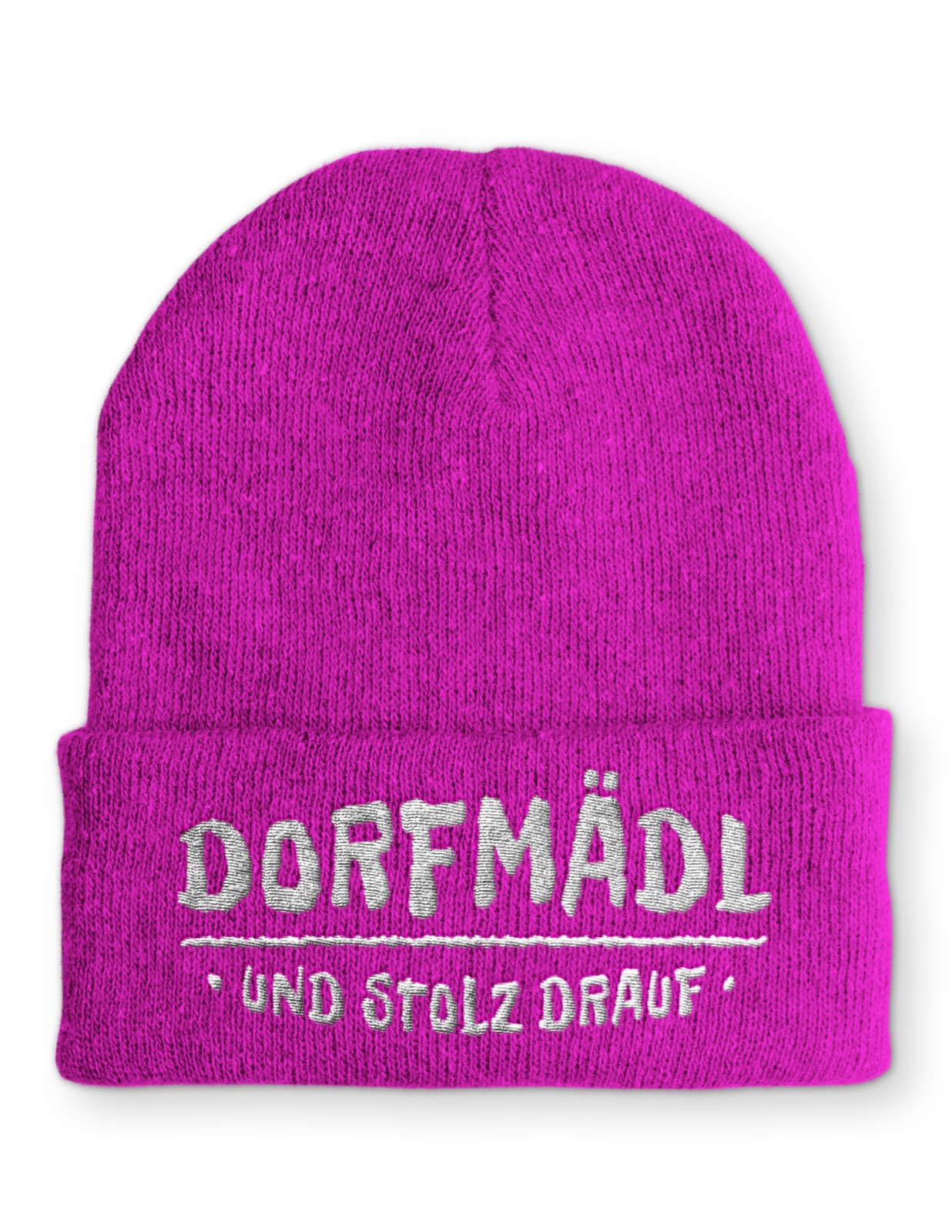 Mütze Dorfmädel und Stolz drauf