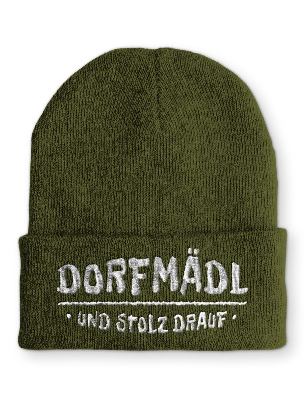 Mütze Dorfmädel und Stolz drauf