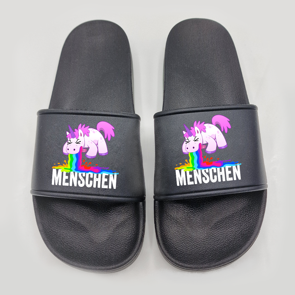 Badeschuhe Menschen
