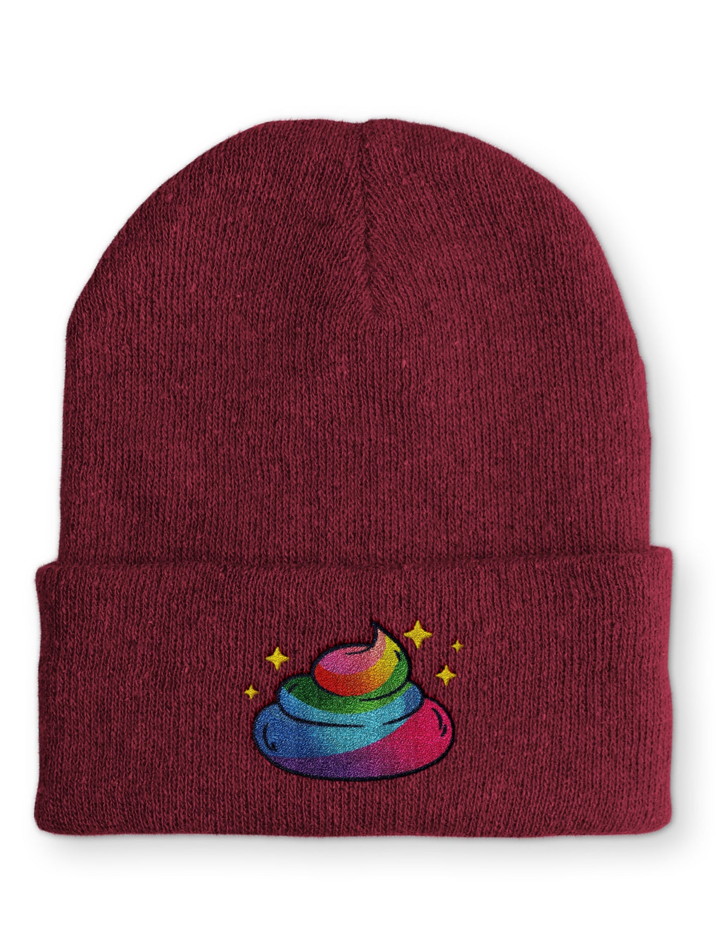 Einhorn Poop Statement Beanie Mütze mit Spruch