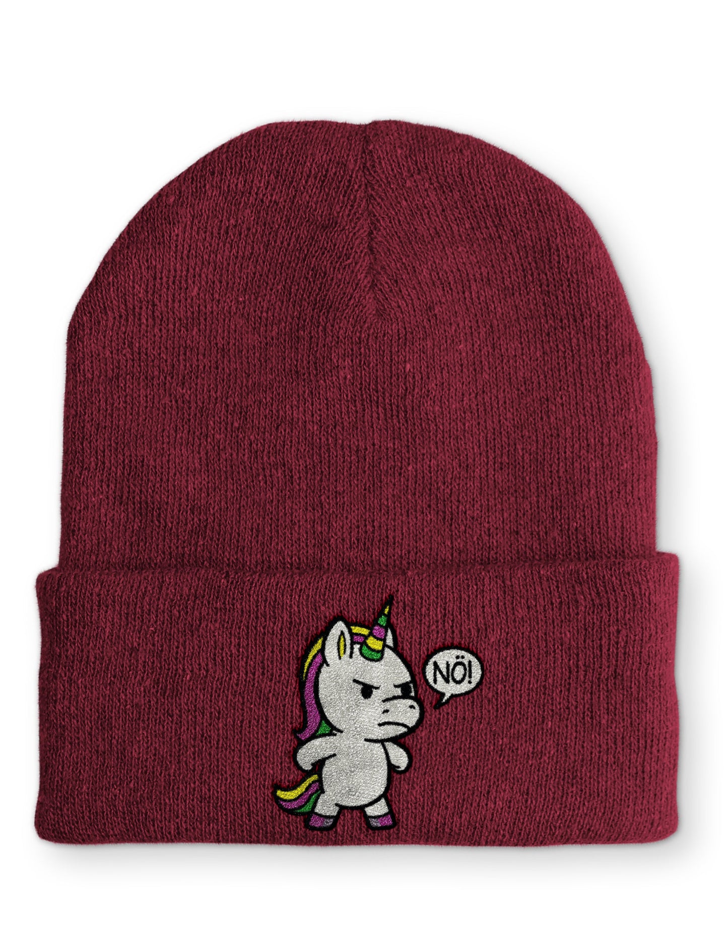 Mütze Einhorn Nö
