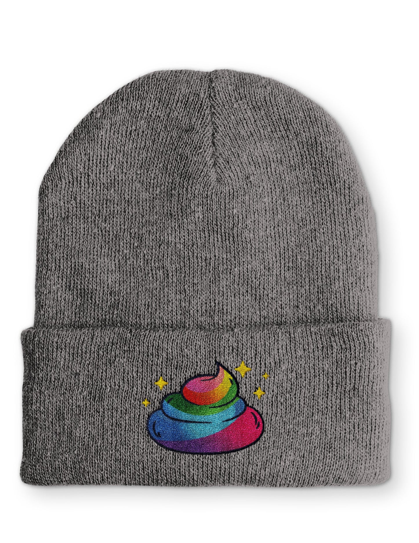 Einhorn Poop Statement Beanie Mütze mit Spruch