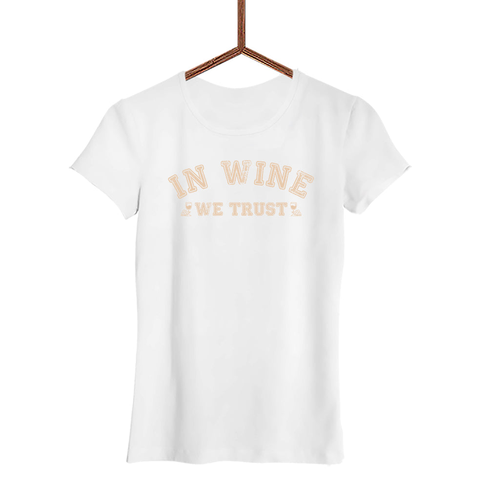 In Wine we trust Damen T-Shirt