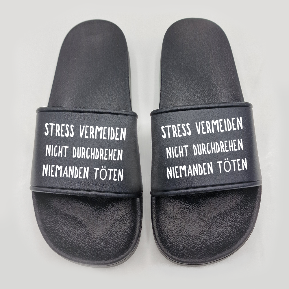 Badeschuhe Stress vermeiden