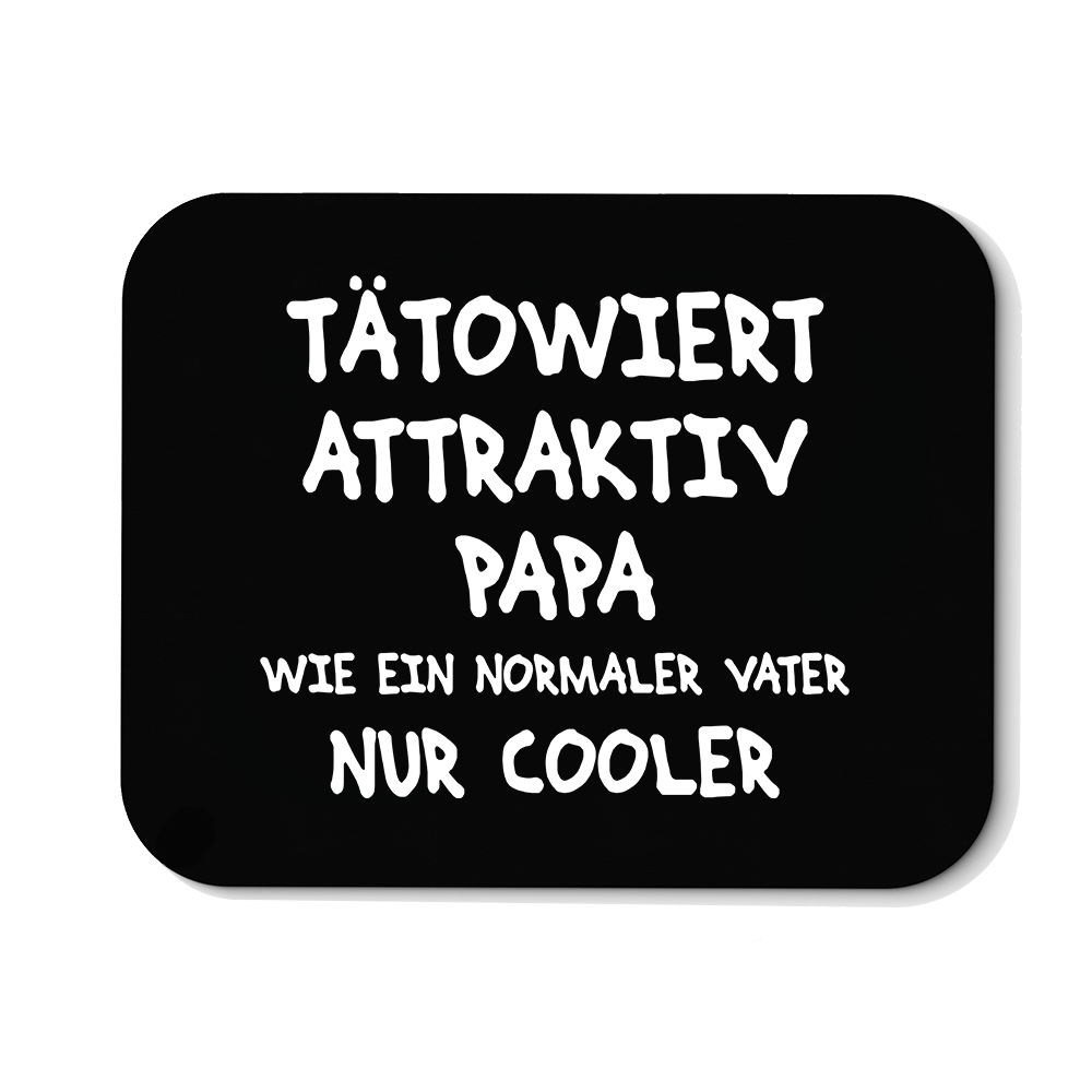 Mousepad Tätowiert attraktiv Papa