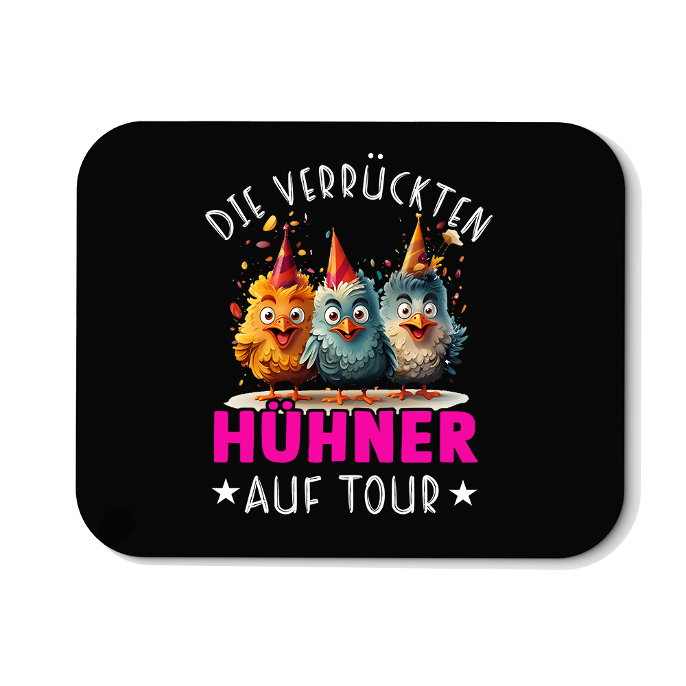 Mousepad Verrückte Hühner