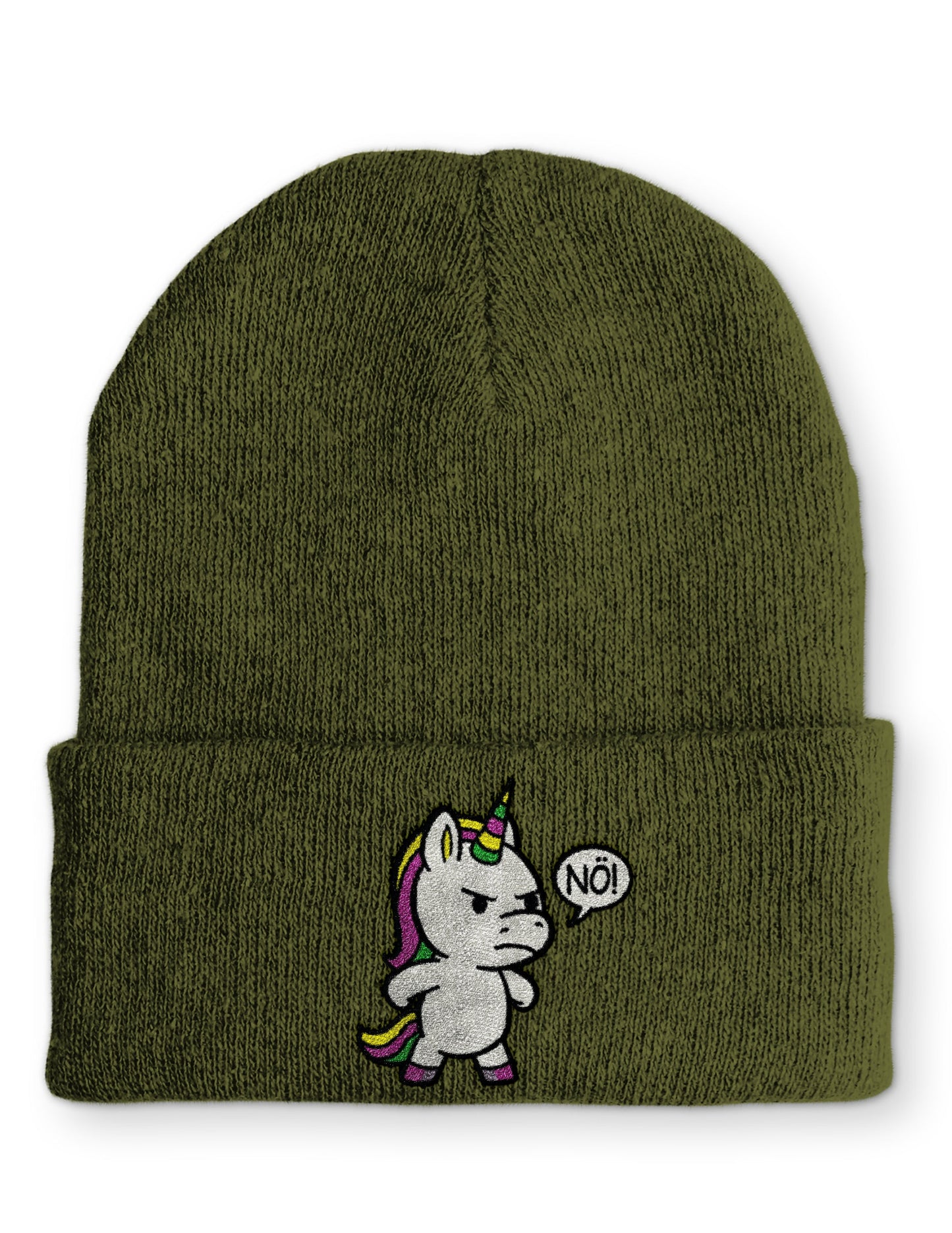 Mütze Einhorn Nö