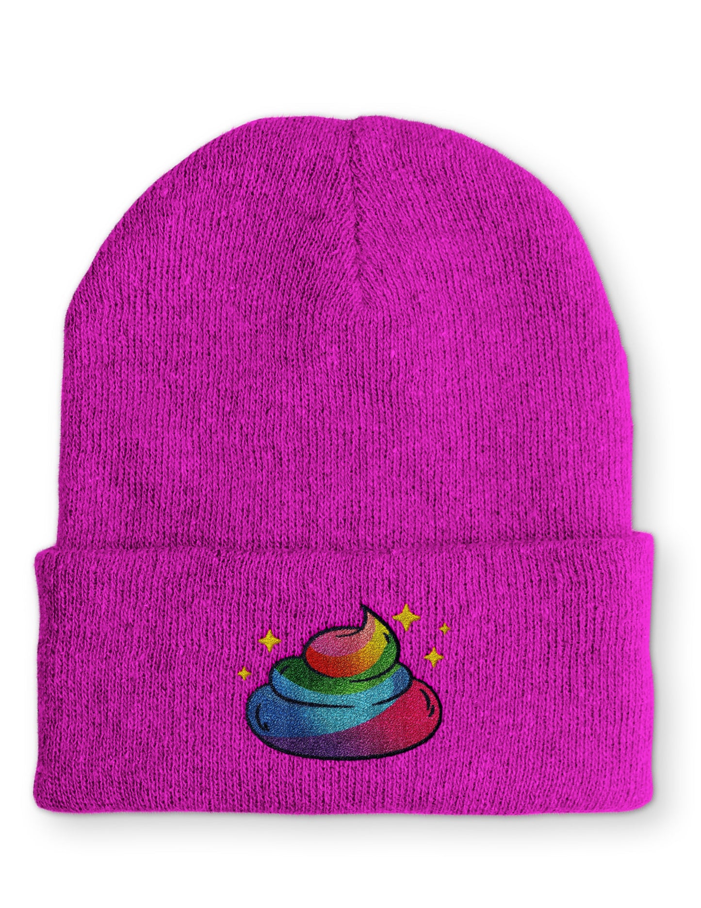 Einhorn Poop Statement Beanie Mütze mit Spruch