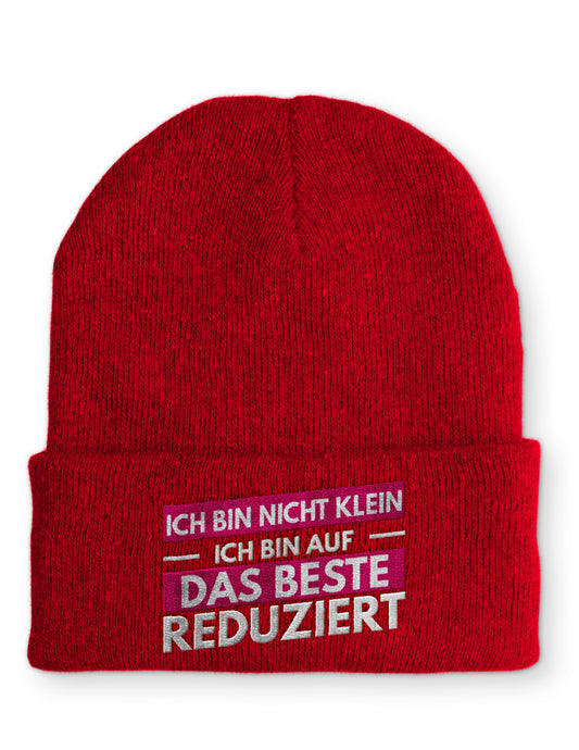 Mütze Ich bin nicht klein Ich bin auf das Beste reduziert