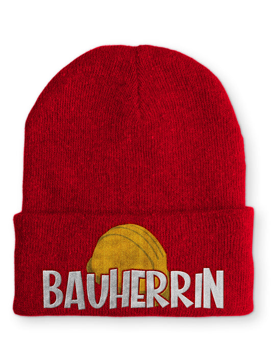 Mütze Bauherrin