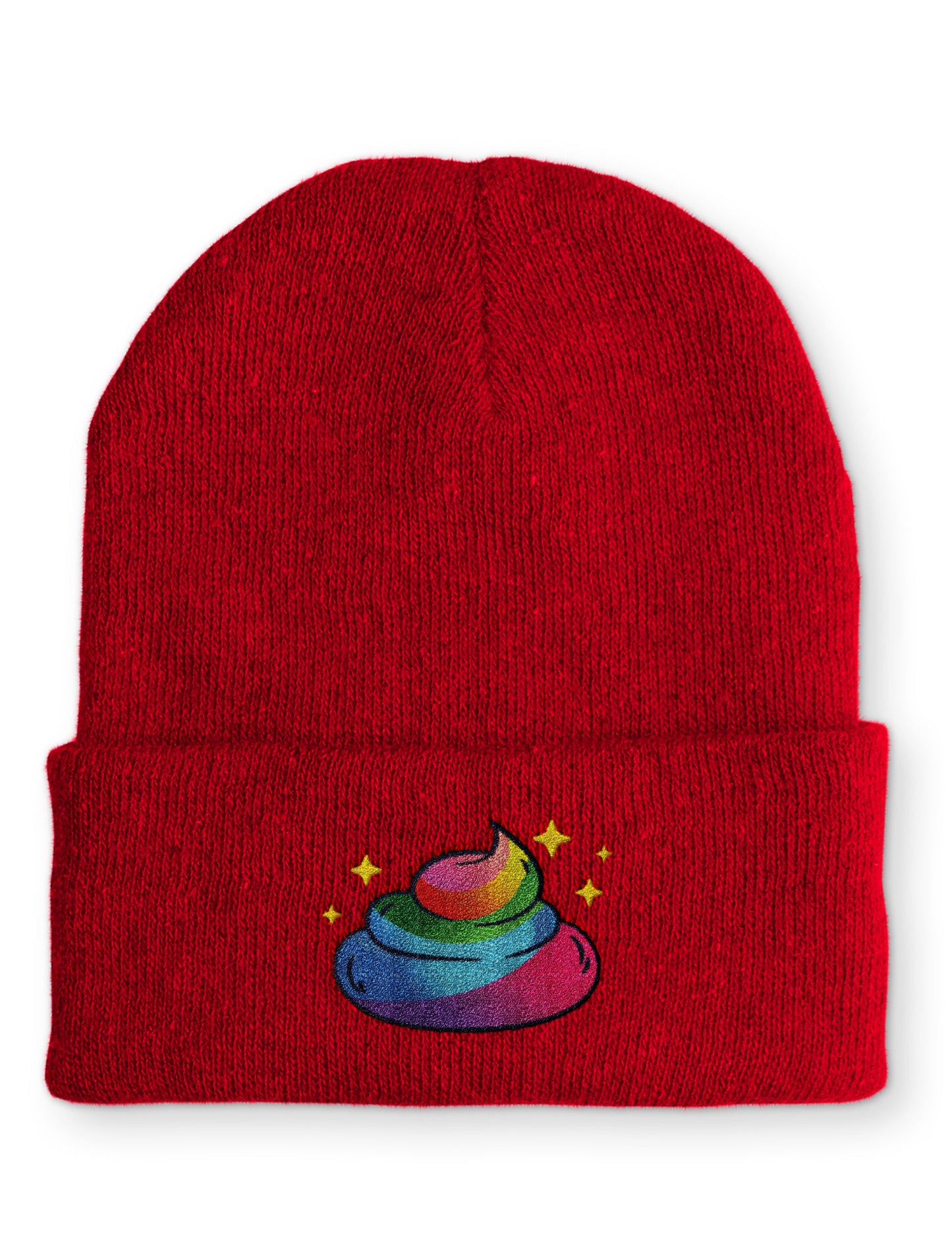 Einhorn Poop Statement Beanie Mütze mit Spruch