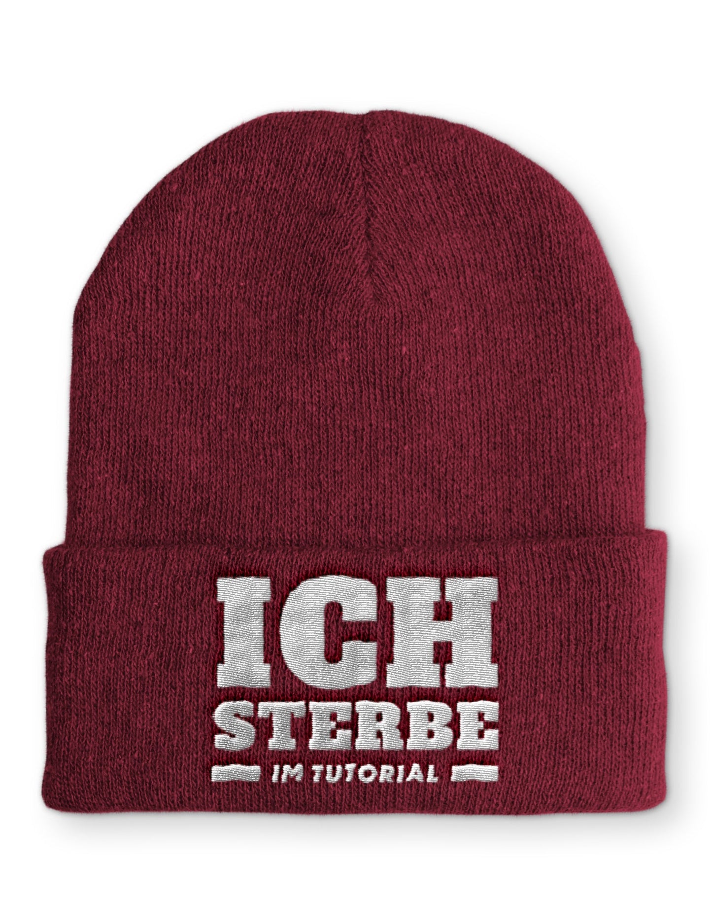 Mütze Ich sterbe im Tutorial