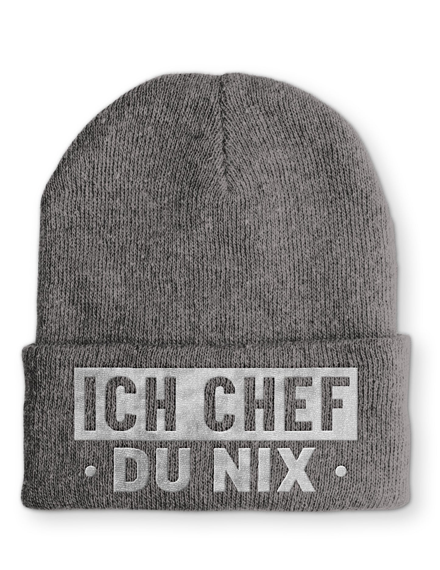 Mütze Ich Chef du nix