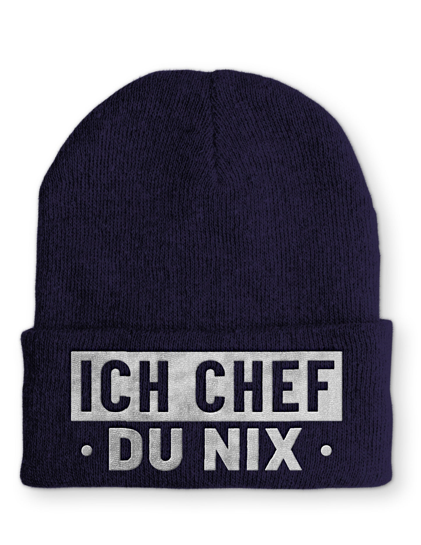 Mütze Ich Chef du nix