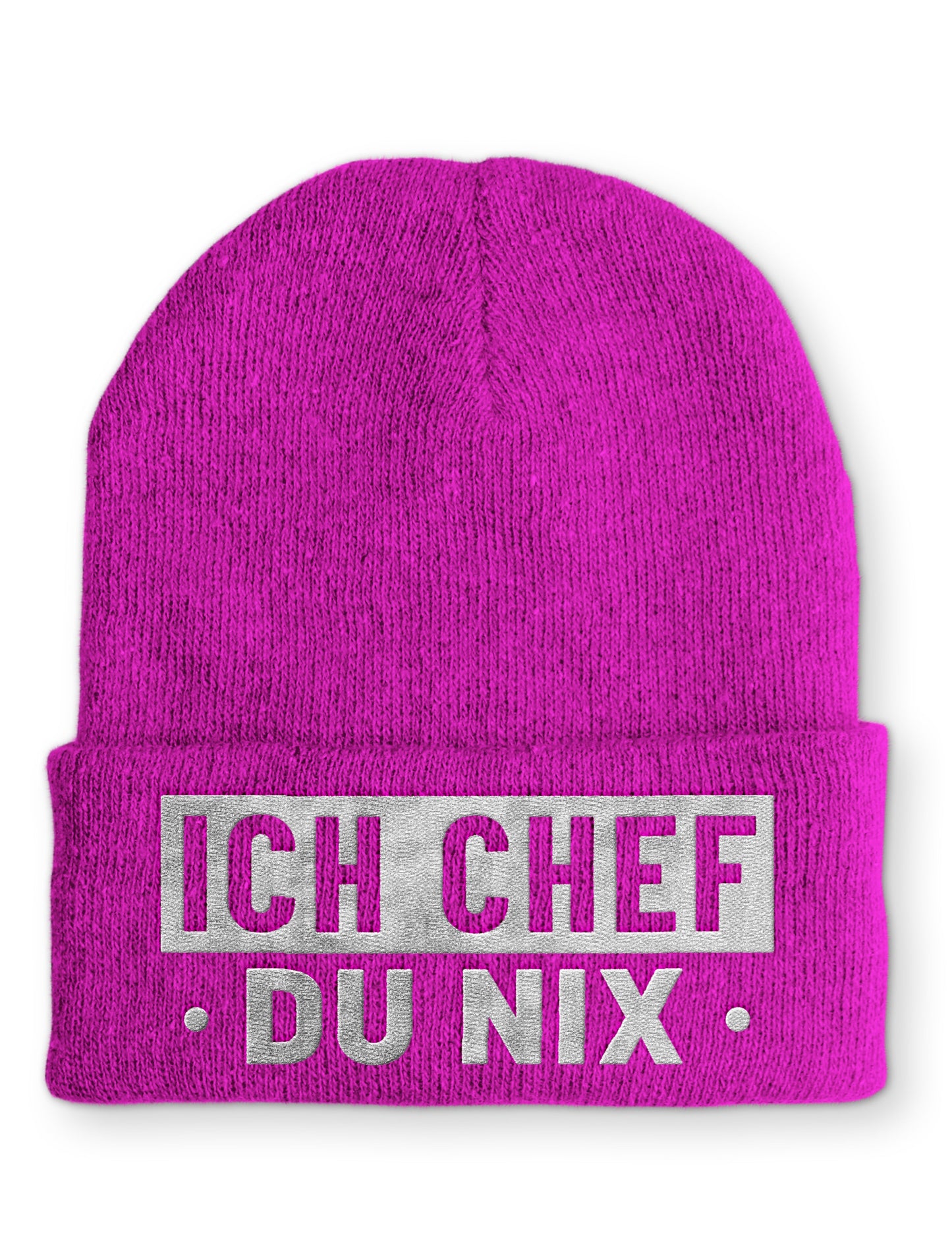 Mütze Ich Chef du nix