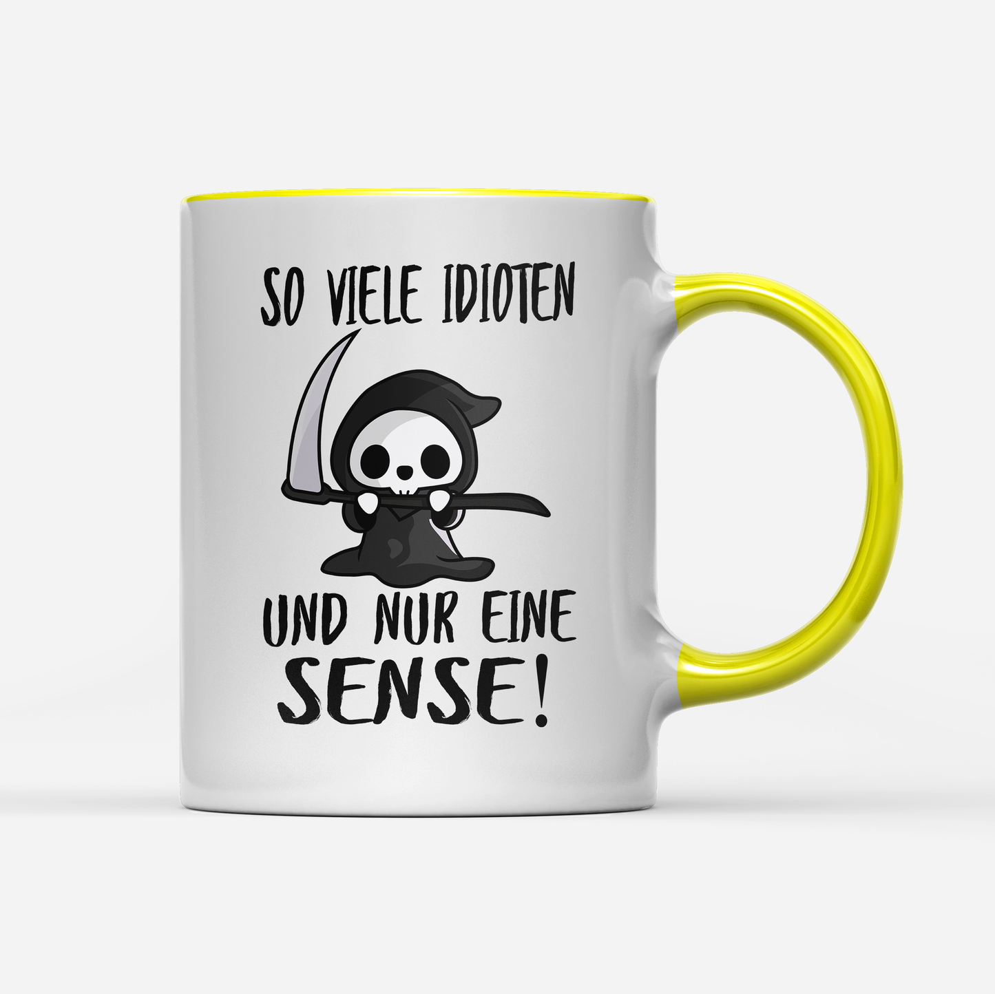 Tasse So viele Idioten und nur eine Sense