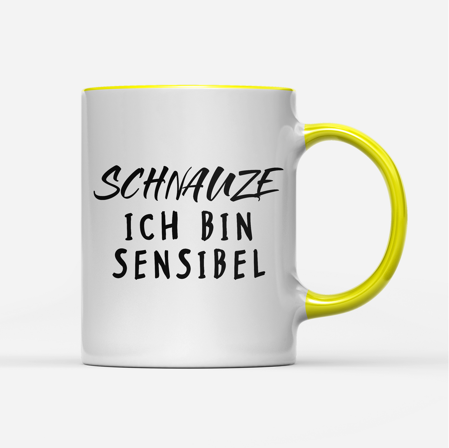 Tasse Schnauze ich bin sensibel