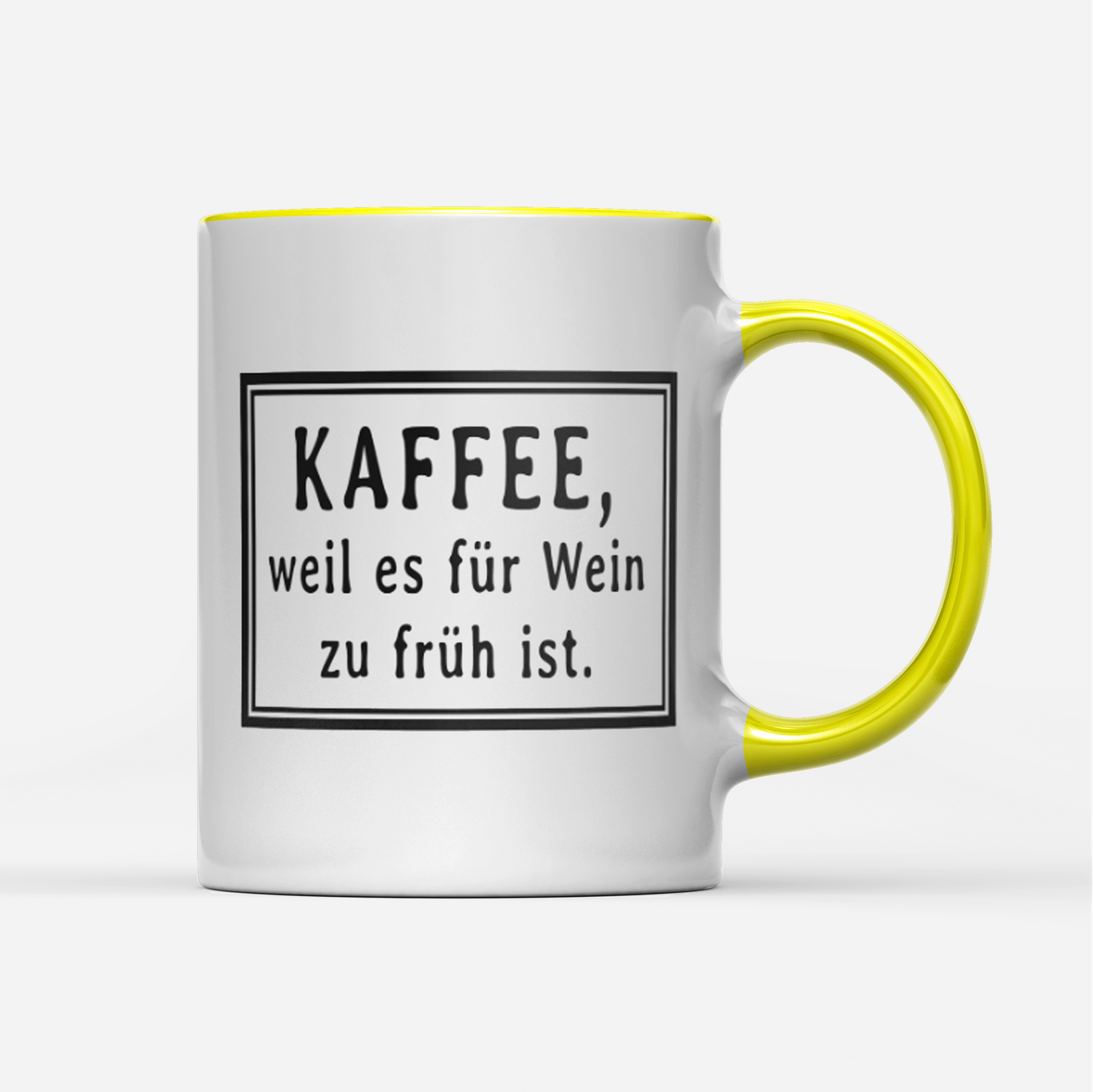 Tasse Kaffee weil es für wein zu früh ist