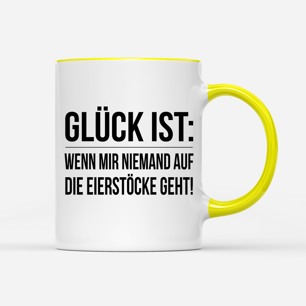 Tasse Glück ist Eierstöcke