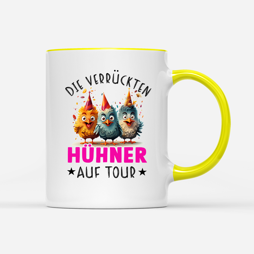 Tasse Verrückte Hühner