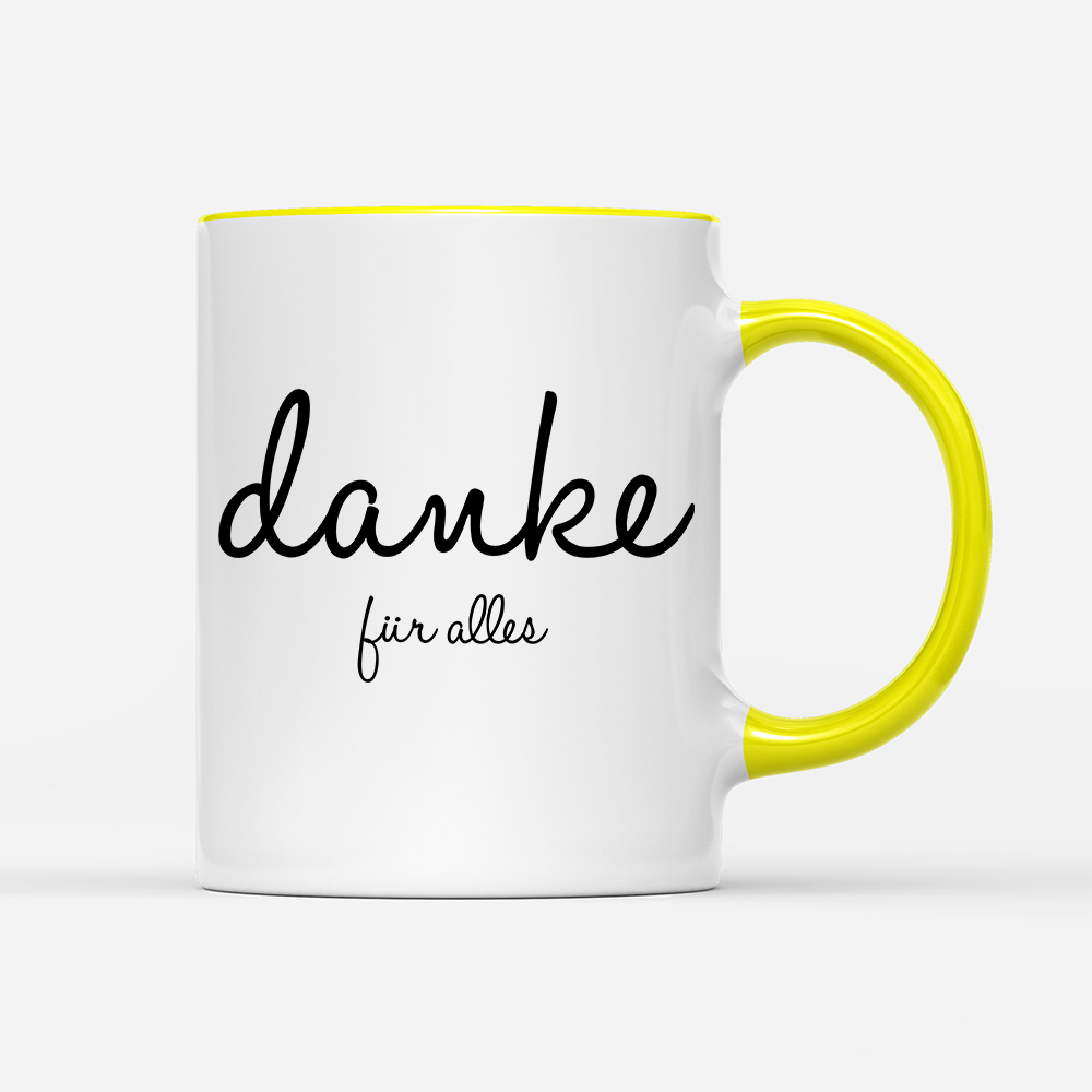 Tasse Danke für alles
