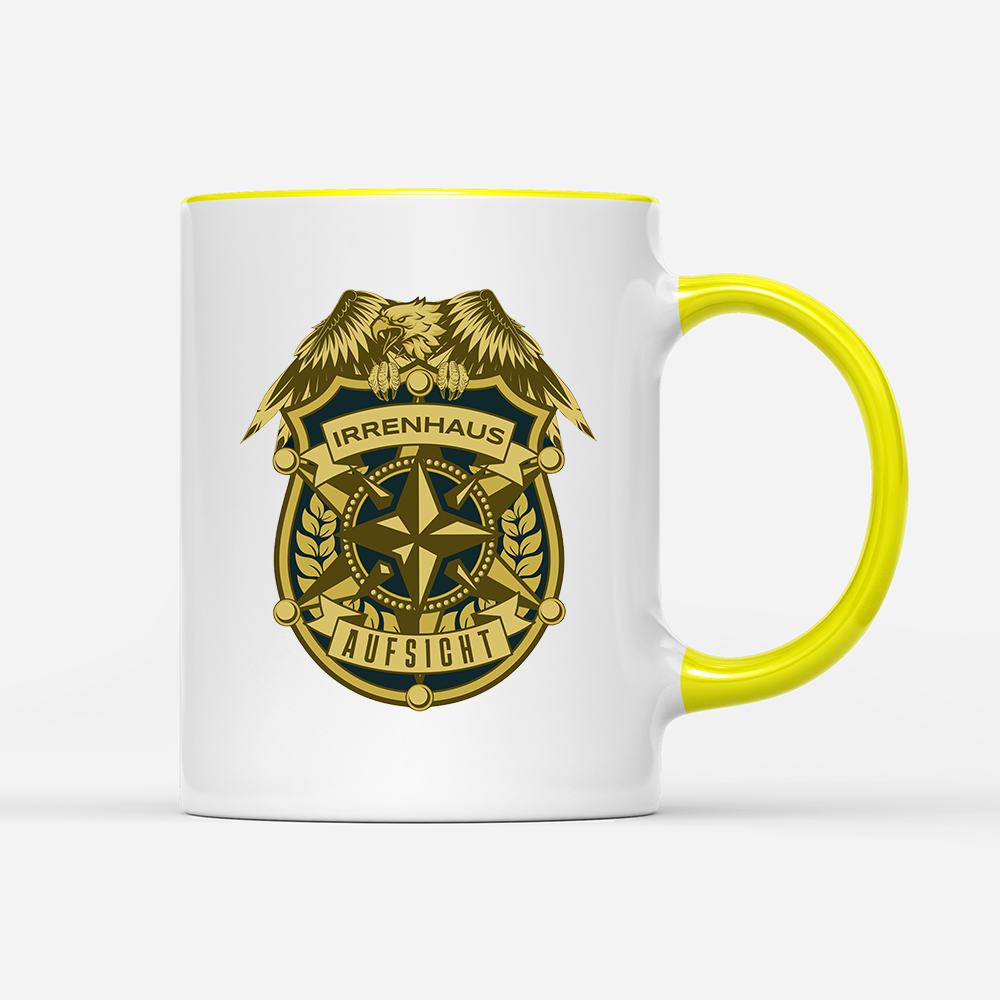 Tasse Irrenhaus Aufsicht
