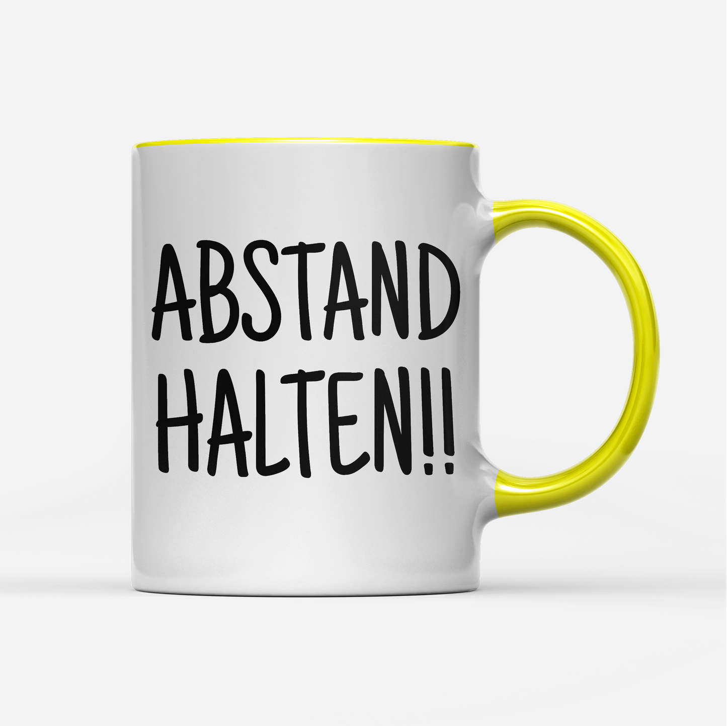 Tasse Abstand halten