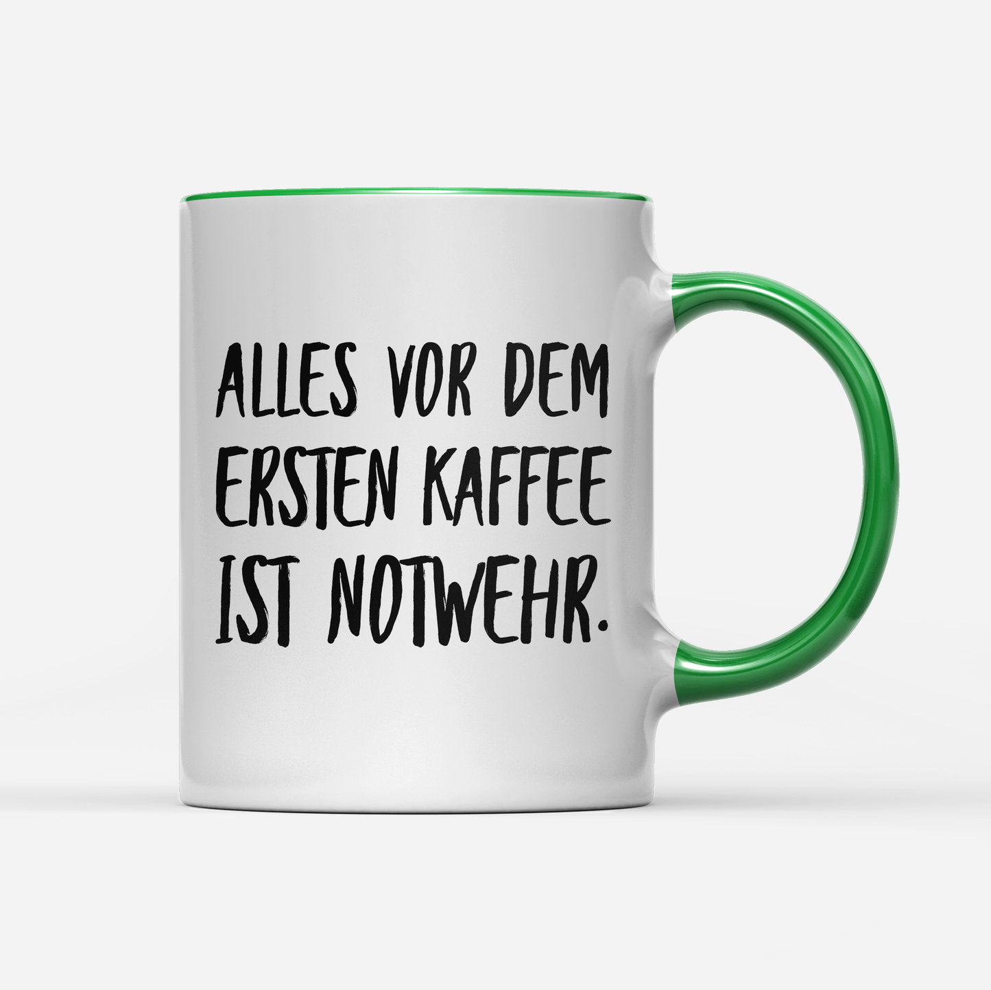 Tasse Alles vor dem ersten Kaffee ist Notwehr