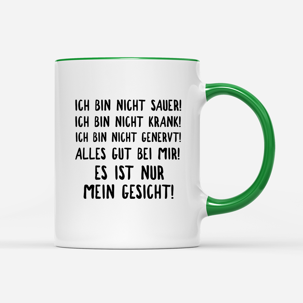 Tasse Mein Gesicht