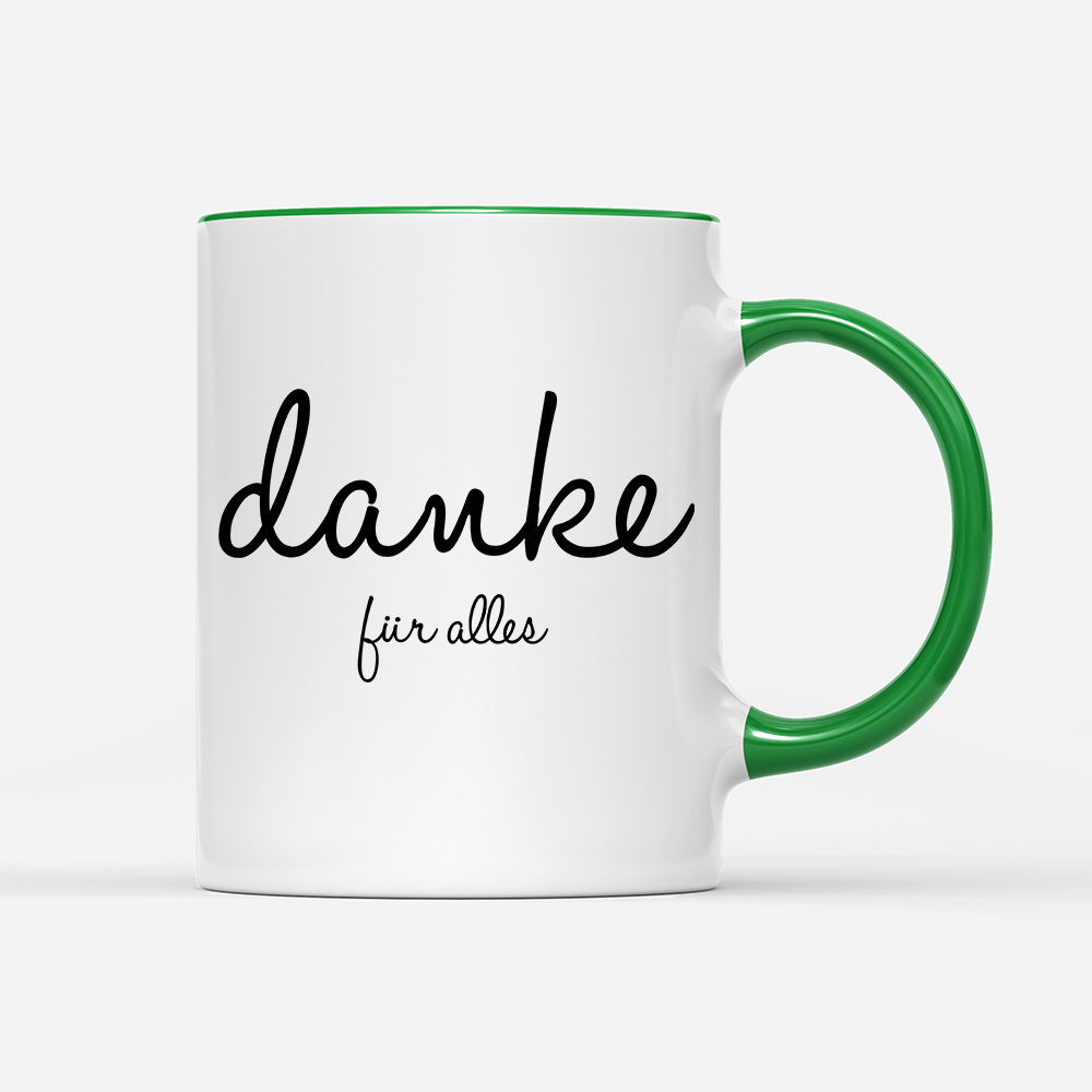 Tasse Danke für alles
