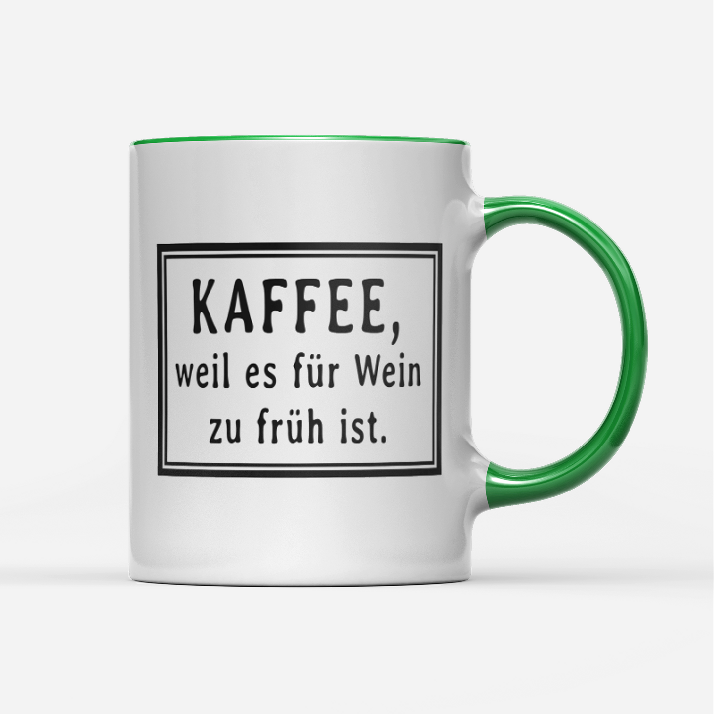 Tasse Kaffee weil es für wein zu früh ist