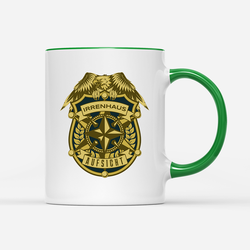 Tasse Irrenhaus Aufsicht