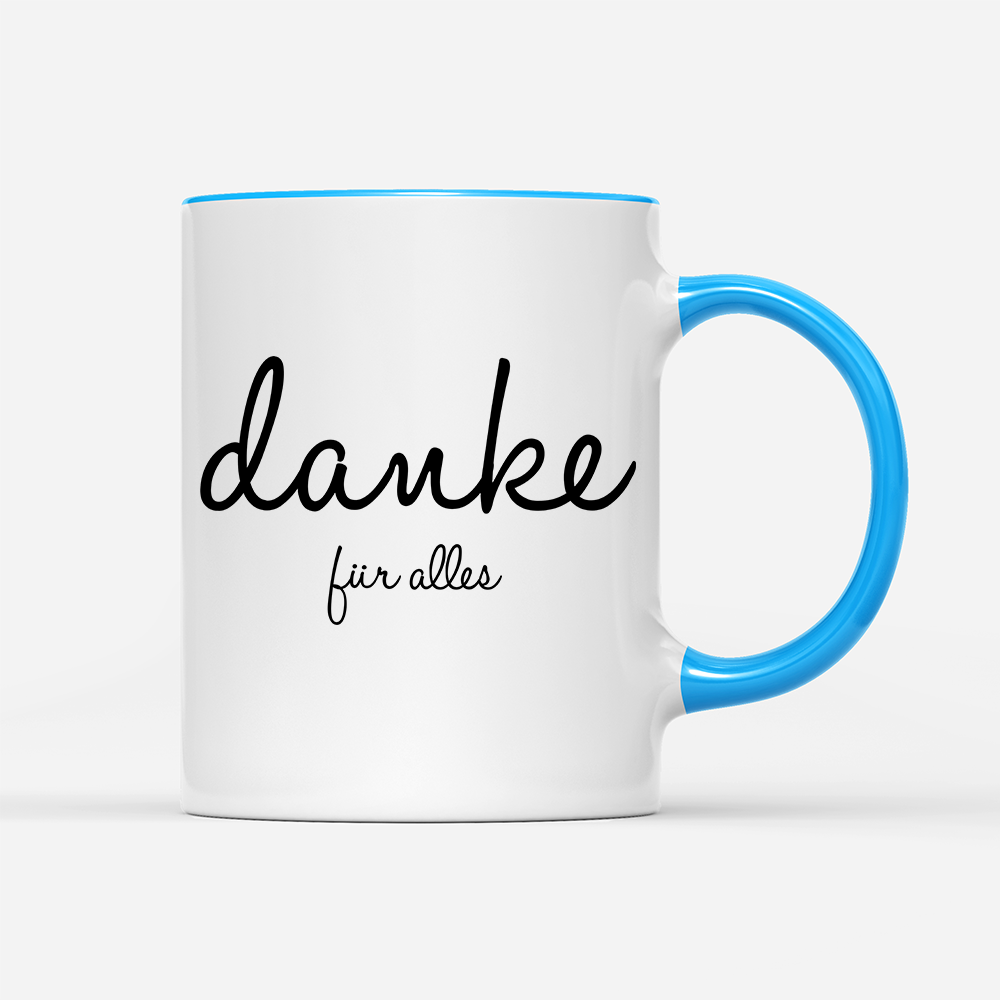 Tasse Danke für alles