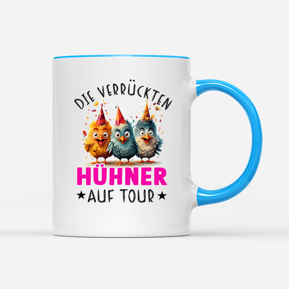 Tasse Verrückte Hühner