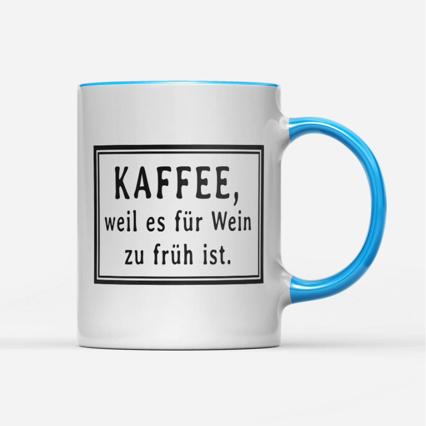 Tasse Kaffee weil es für wein zu früh ist