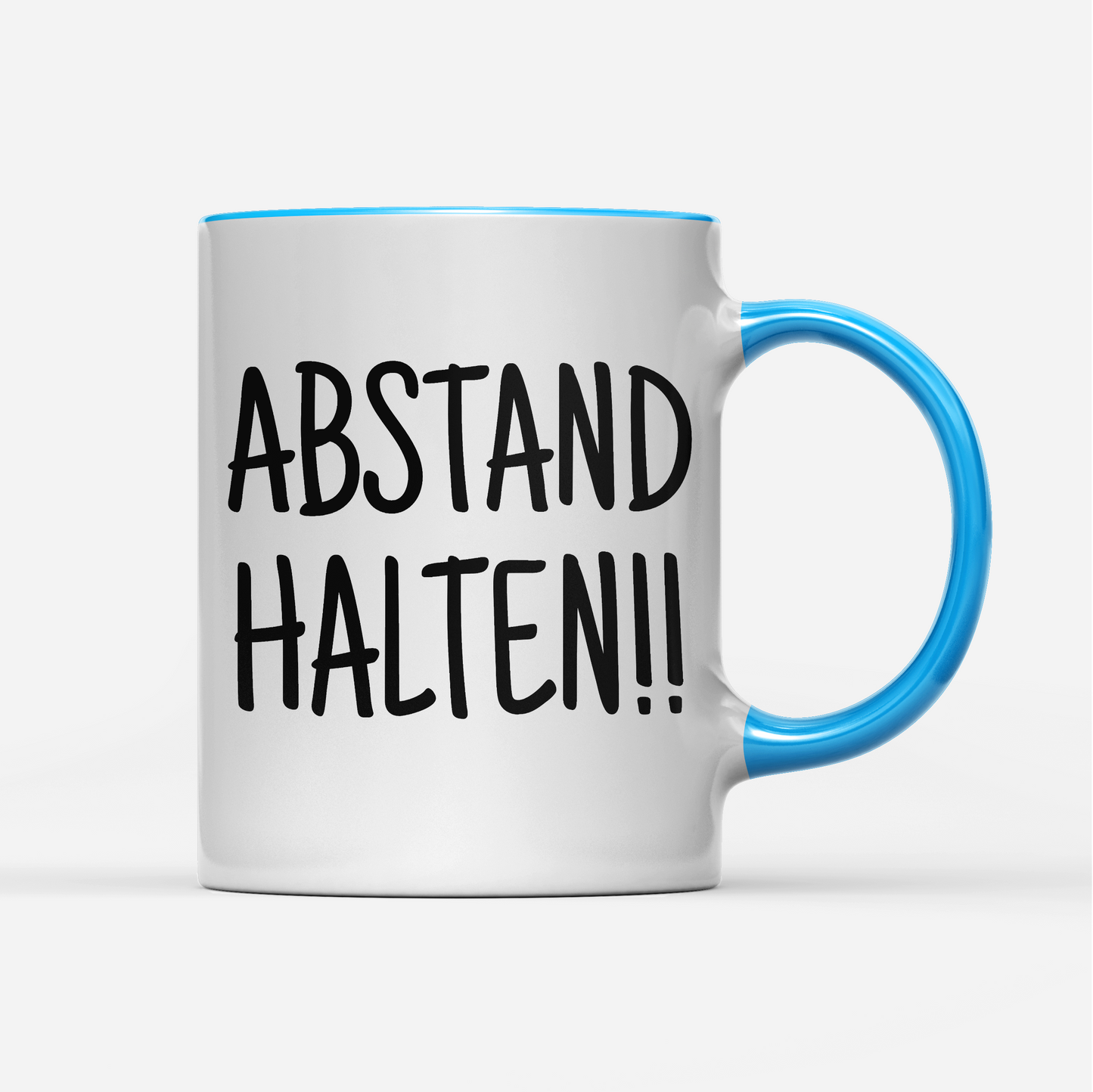 Tasse Abstand halten