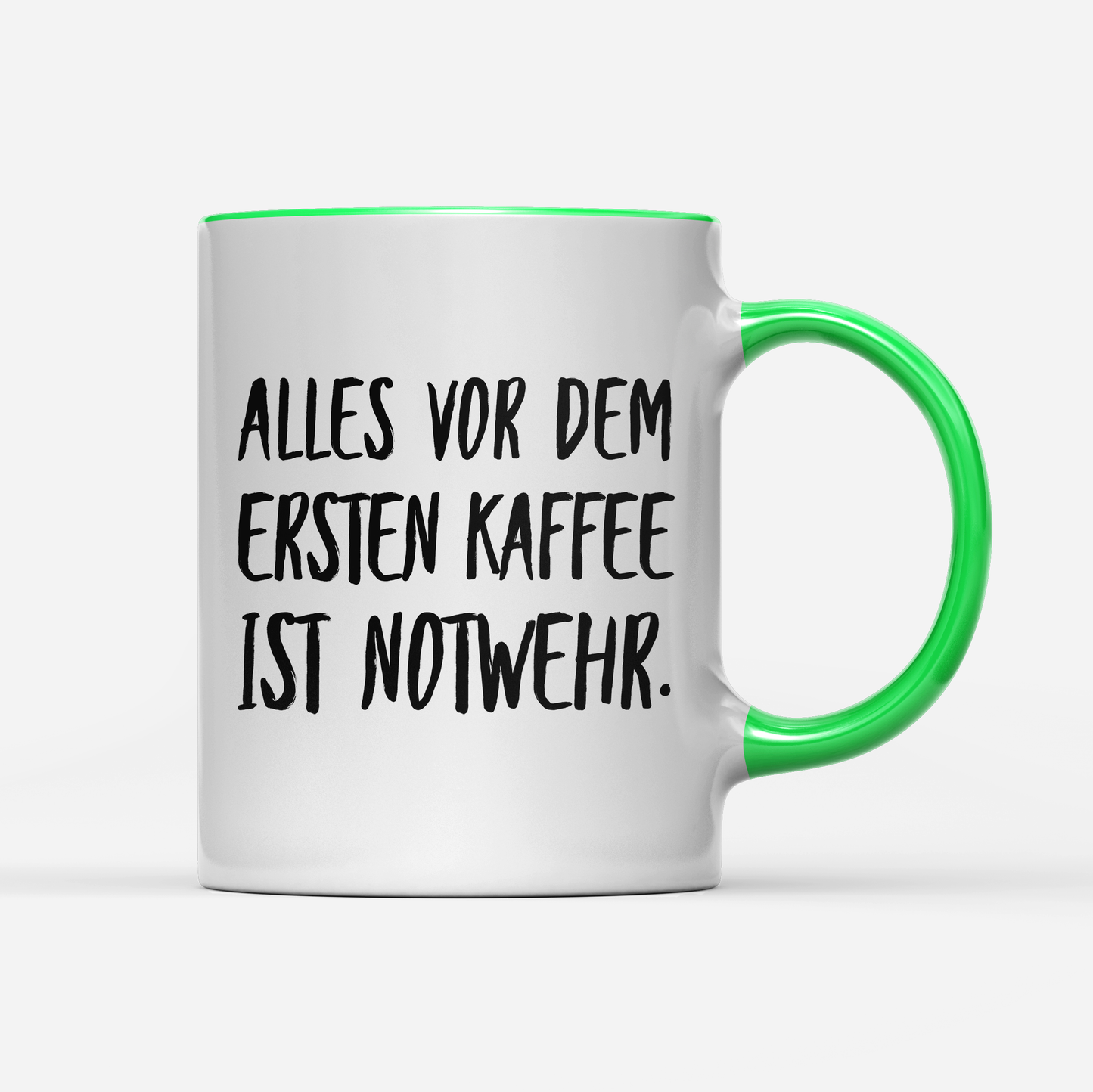 Tasse Alles vor dem ersten Kaffee ist Notwehr