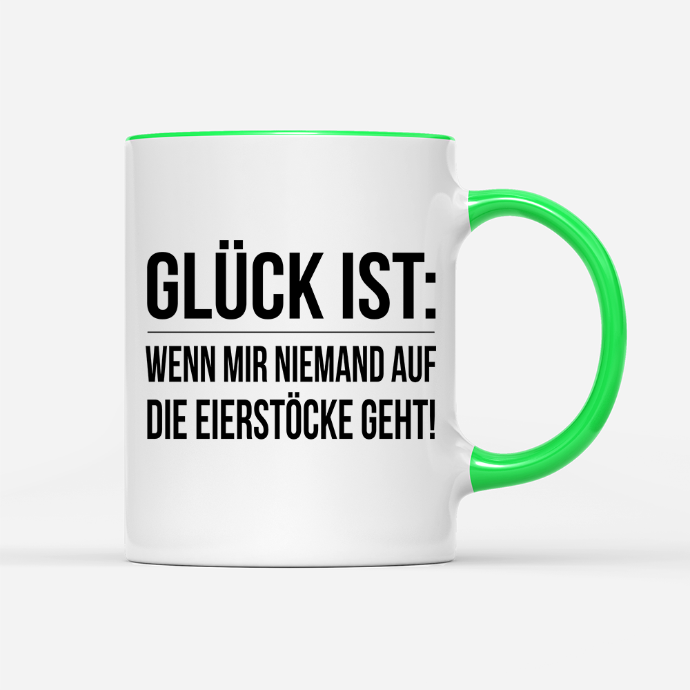 Tasse Glück ist Eierstöcke