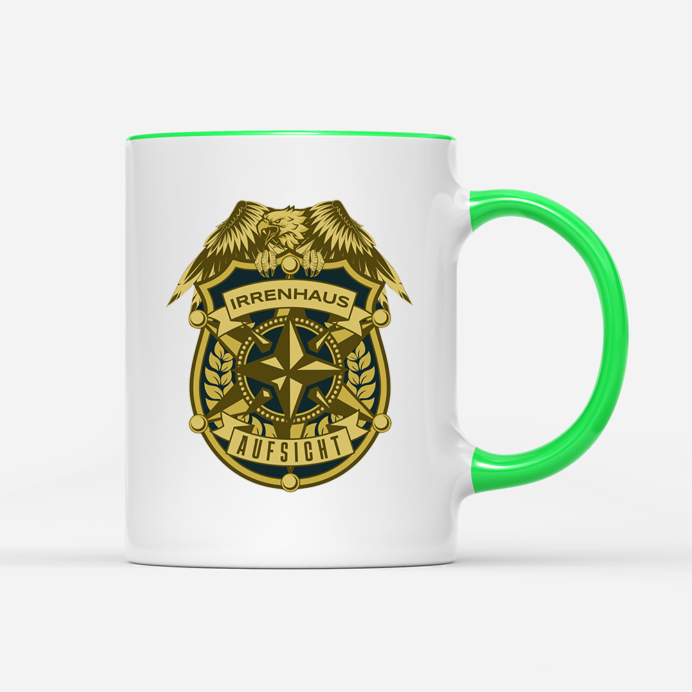 Tasse Irrenhaus Aufsicht
