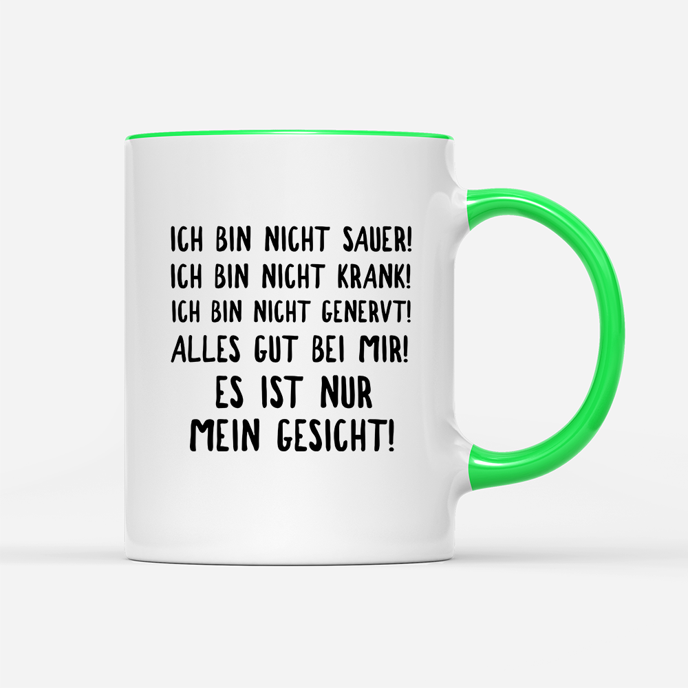 Tasse Mein Gesicht