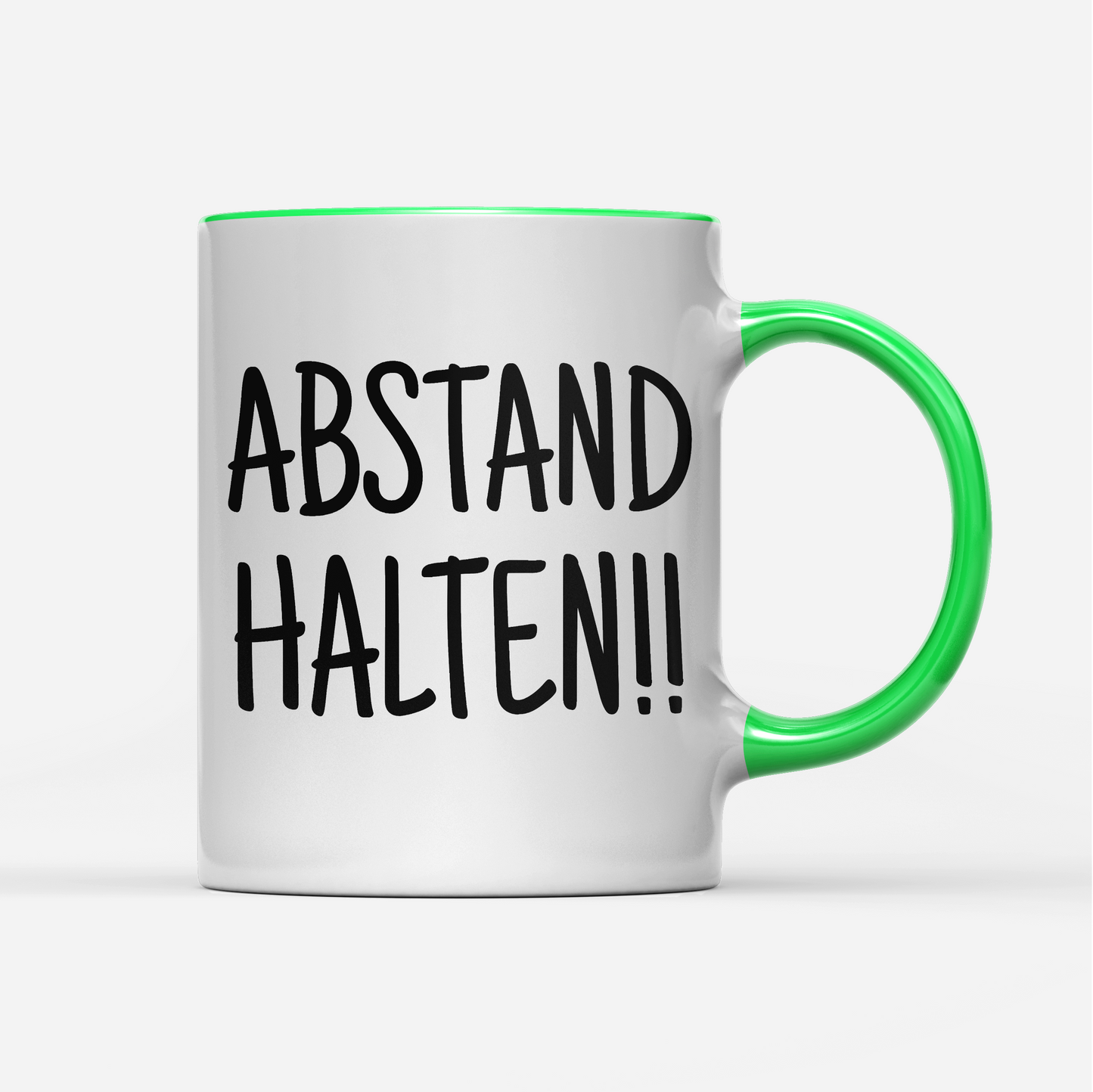 Tasse Abstand halten