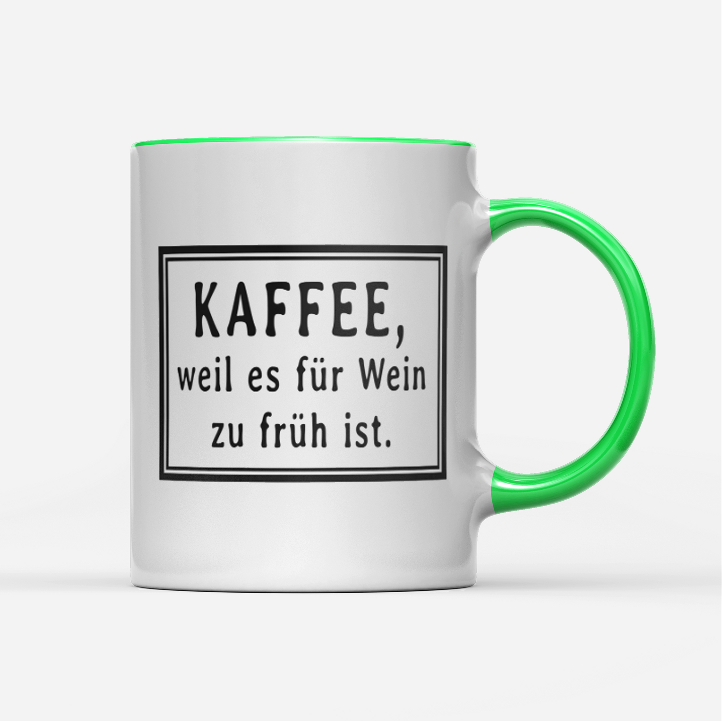 Tasse Kaffee weil es für wein zu früh ist