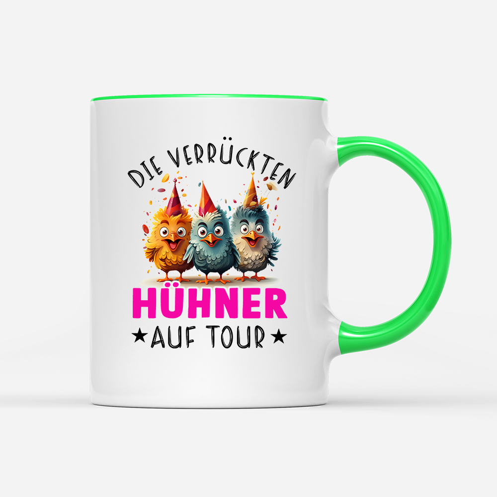 Tasse Verrückte Hühner