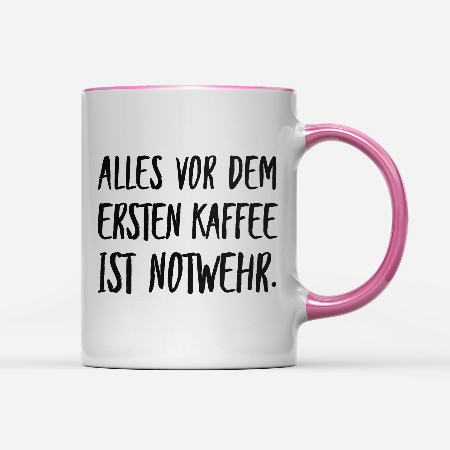 Tasse Alles vor dem ersten Kaffee ist Notwehr