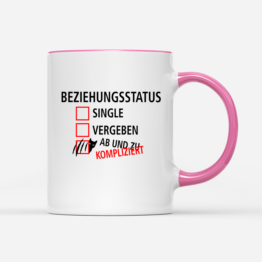 Tasse Beziehungsstatus kompliziert