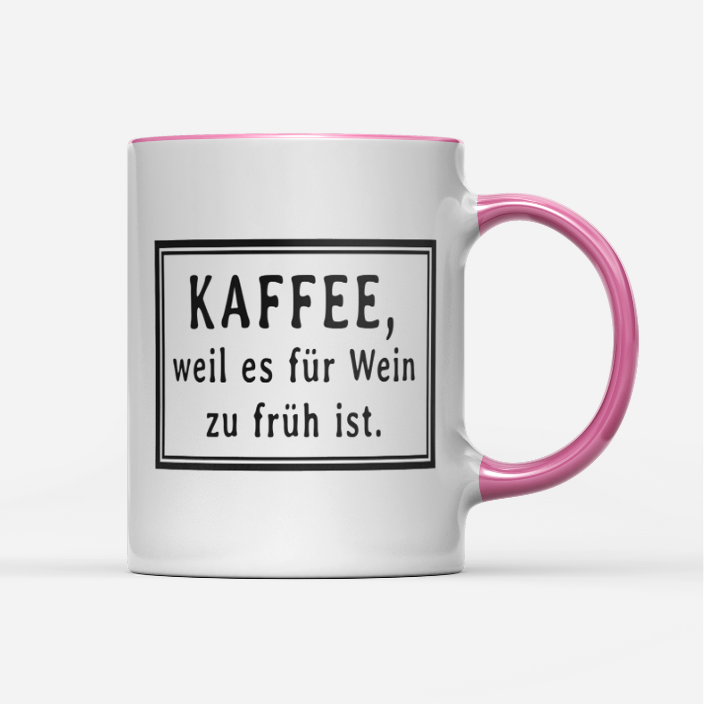 Tasse Kaffee weil es für wein zu früh ist