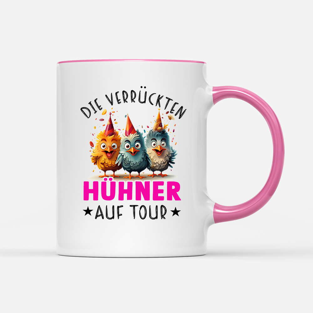 Tasse Verrückte Hühner